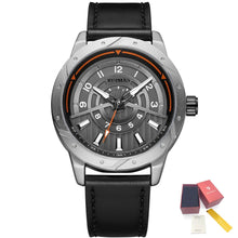 RUIMAS Men Wristwatch Luxury Leather Sports Military Wrist Watches Waterproof Large Dial Casual Quartz Clock Relogio Masculino