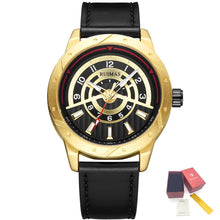RUIMAS Men Wristwatch Luxury Leather Sports Military Wrist Watches Waterproof Large Dial Casual Quartz Clock Relogio Masculino