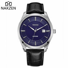 NAKZEN Mens wrist Watches Top Luxury Brand Quartz Watch Casual Leather Sports Wristwatch Homme Male Clock Relogio Masculino