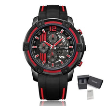 MEGIR Chronograph Mens Sport Watches with Silicone Band Big Dial Military Quartz Watch Men Clock Relogio Masculino Reloj Hombre