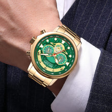 MEGIR Luxury Men Watches Stainless Steel Quartz Wristwatches Fashion Men Business Watch Clock Male Chronograph Relogio Masculino