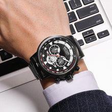 MEGIR Luxury Men Watches Stainless Steel Quartz Wristwatches Fashion Men Business Watch Clock Male Chronograph Relogio Masculino