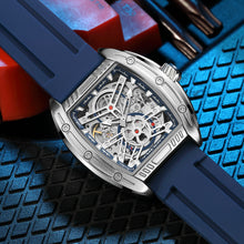 MEGIR Original Luxury Sport Watch for Men Silicone Band Automatic Mechanical Movement WristWatches Luminous Clock Reloj Hombre 8601