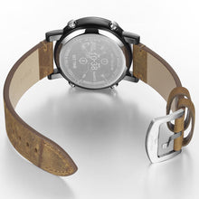 MEGIR Roller Pointer Watches for Men Fashion Luxury Military Sport Watch Leather Strap Quartz Wristwatch Clock Relogio Mascilino 2137