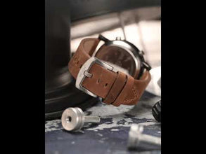 MEGIR Roller Pointer Watches for Men Fashion Luxury Military Sport Watch Leather Strap Quartz Wristwatch Clock Relogio Mascilino 2137