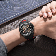 RUIMAS Top Brand Mens Watches Luxury Silicone Large Dial Sports Quartz Wristwatch Waterproof Date Clock Casual Relogio Masculino