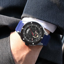 RUIMAS Brand Fashion Sport Watches for Men Quartz Silicone Band Wrist Watch Date Waterproof Wristwatches Clock Relogio Masculino