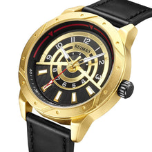 RUIMAS Men Wristwatch Luxury Leather Sports Military Wrist Watches Waterproof Large Dial Casual Quartz Clock Relogio Masculino