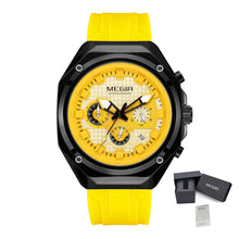 MEGIR Brand Men Quartz Watch Luxury Sport Wristwatches Waterproof Luminous 24 Hours Chronograph Clock Date Reloj Hombre 8118