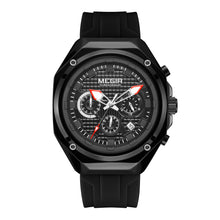 MEGIR Brand Men Quartz Watch Luxury Sport Wristwatches Waterproof Luminous 24 Hours Chronograph Clock Date Reloj Hombre 8118