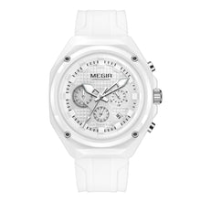 MEGIR Brand Men Quartz Watch Luxury Sport Wristwatches Waterproof Luminous 24 Hours Chronograph Clock Date Reloj Hombre 8118