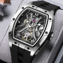 MEGIR Skeleton Dial Men Watches Luxury Automatic Mechanical Sport Watch Stainless Steel Case Man Wristwatch Clock Reloj Hombre 2245
