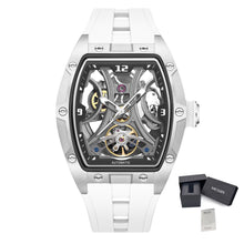 MEGIR Skeleton Dial Men Watches Luxury Automatic Mechanical Sport Watch Stainless Steel Case Man Wristwatch Clock Reloj Hombre 2245