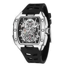 MEGIR New Men Watches Luxury Brand Automatic Mechanical Watch Skeleton Dial Silicone Strap Sports Casual Wristwatch Waterproof Clock Male Gift 8602