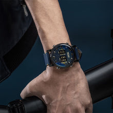 MEGIR Roller Pointer Watches for Men Fashion Luxury Military Sport Watch Leather Strap Quartz Wristwatch Clock Relogio Mascilino 2137