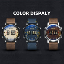 MEGIR Roller Pointer Watches for Men Fashion Luxury Military Sport Watch Leather Strap Quartz Wristwatch Clock Relogio Mascilino 2137