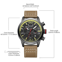 MEGIR Men Watches Fashion Brand Sport Quartz Chronograph Clock Waterproof Man Business Wristwatch 24-hour Relogio Masculino 2110