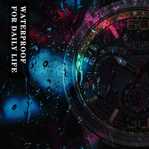 MEGIR Men Watches Fashion Brand Sport Quartz Chronograph Clock Waterproof Man Business Wristwatch 24-hour Relogio Masculino 2110